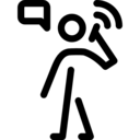people,speech bubble,telephone,phone call,stick man,telephones